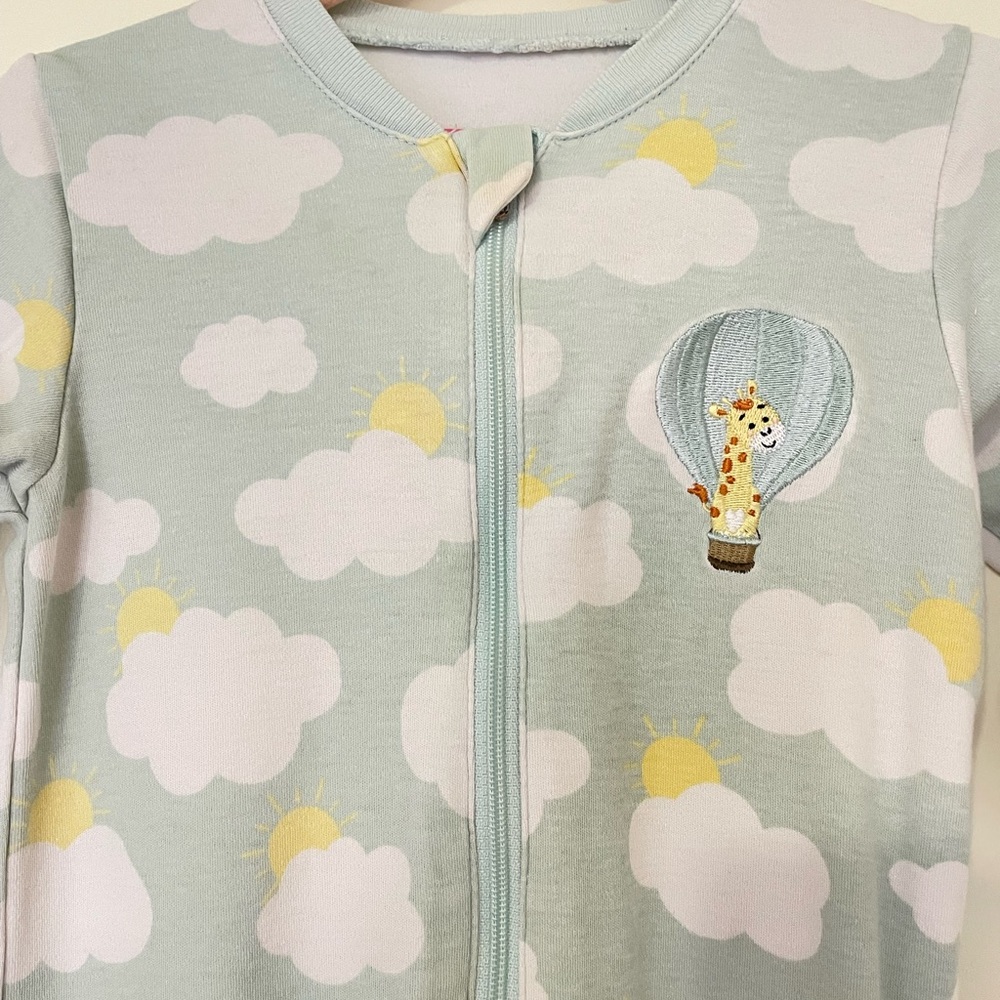 5/$30🍒Tuffy-Adorable Cloud Print Kids Onesie